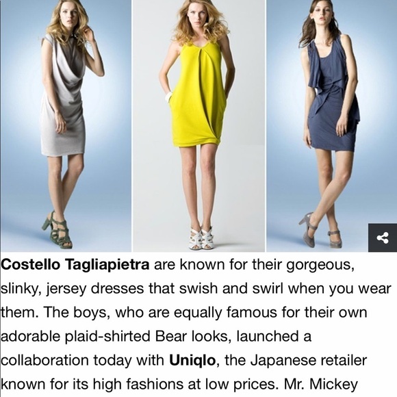 COSTELLO TAGLIAPIETRA Blue Dress Small - Picture 8 of 8